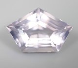 Чистейший лавандовый аметист авторской огранки 4,49 карата