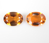 Пара желтых турмалинов 1,36 карата