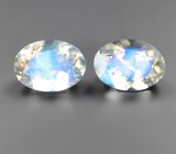 Пара ограненных лунных камней 1,31 карата