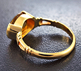 Кольцо с золотистым турмалином 2,83 карата