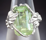 Кольцо с зеленым бериллом 9,67 карата