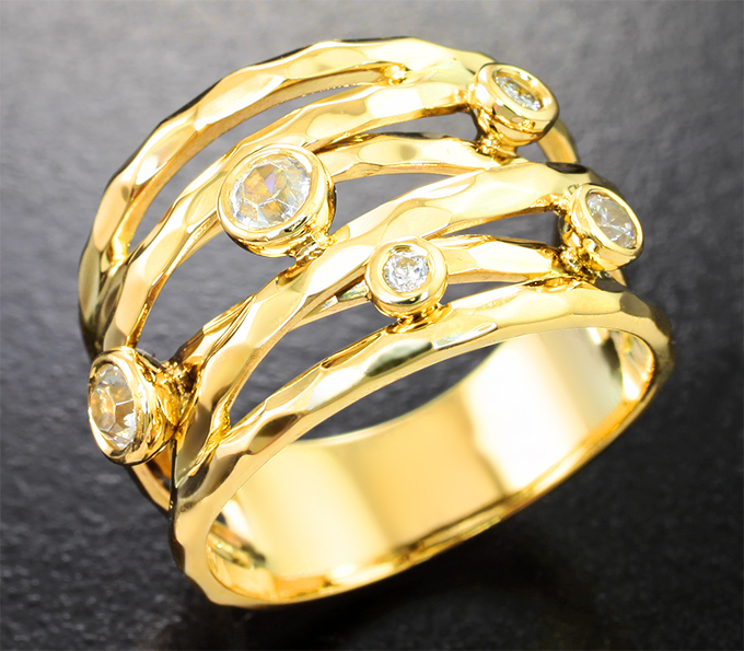 Кольцо с бриллиантами 0,52 карата