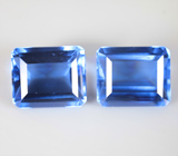 Пара флюоритов со сменой цвета 12,13 карата