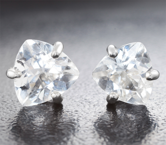 Серьги с фенакитами 1,95 карата