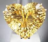 Кольцо с чистейшим цитрином лазерной огранки 48,75 карата