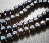 Набор из 74 черных жемчужин 102,35 карата! Натуральный цвет