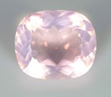 Чистейший крупный розовый кварц эффектной огранки 16,84 карата