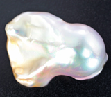 Кулон с крупной морской жемчужиной барокко 43,75 карата, изумрудами, цирконами и апатитами