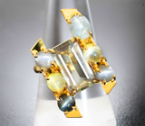 Комплект с диаспорами 9,52 карата и хризобериллами 13,03 карата