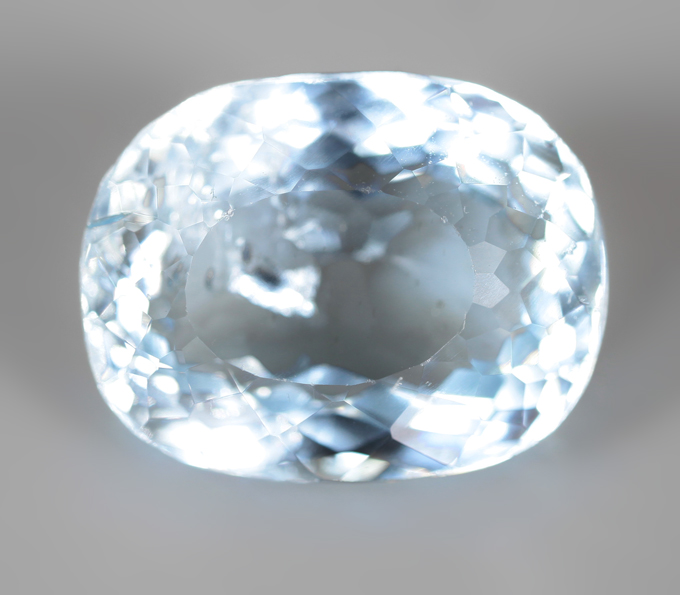 Насыщенный аквамарин 3,44 карата