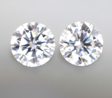 Пусеты с муассанитами 3,65 карата