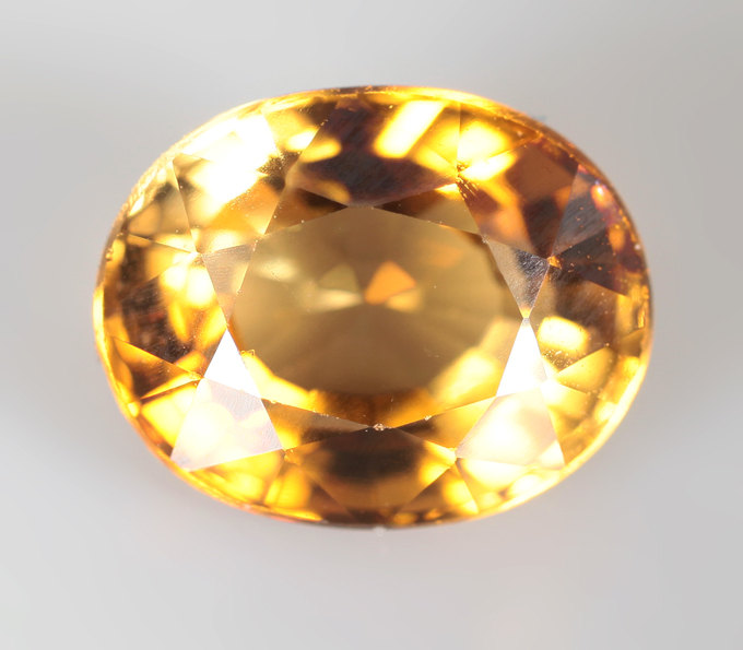 Желтый турмалин 1,45 карата