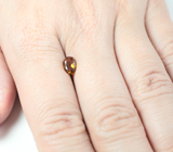 Оранжевато-желтый турмалин 0,7 карата