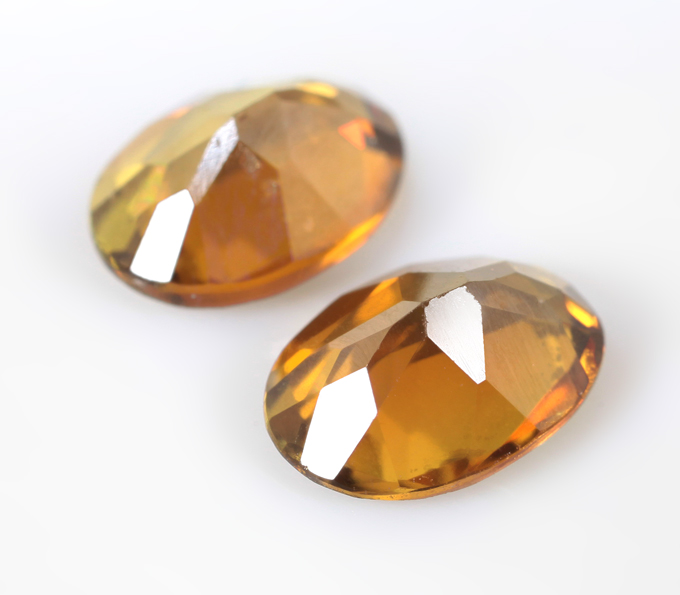 Пара полихромных турмалинов 1,55 карата