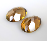 Пара зеленовато-желтых турмалинов 1,4 карата