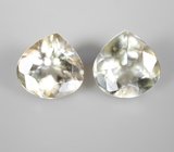 Пара желтых цоизитов 1,57 карата