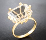 Кольцо с крупным скаполитом высокой чистоты 11,48 карата