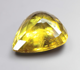 Крупный ярко-желтый сфен 4,47 карата