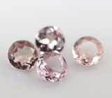 Набор из 4 гранатов со сменой цвета 1,22 карата