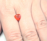 Мексиканский ограненный "огненный" опал 1,13 карата