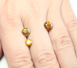 Набор из 3 сфалеритов 4,11 карата