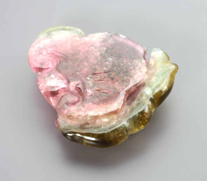 Резной арбузный турмалин 9,27 карата