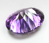 Чистейший крупный уругвайский аметист лазерной огранки 25,25 карата