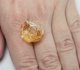 Крупный резной цитрин 26,79 карата