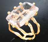 Кольцо с морганитом 25,29 карата