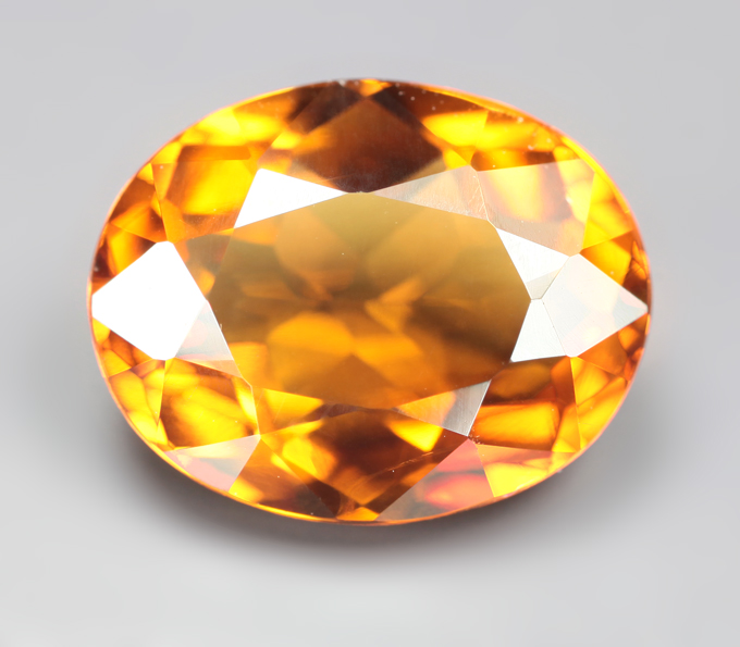 Чистейший цитрин мадейра 2,59 карата