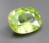 Желто-зеленый сфен 1,73 карата