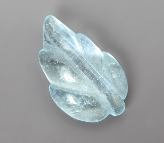 Резной аквамарин 3,32 карата