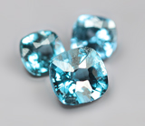 Набор из 3 насыщенно-синих шпинелей 0,53 карата