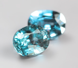 Пара насыщенно-синих шпинелей 0,67 карата