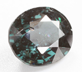 Редкая насыщенная синевато-зеленая шпинель 1,8 карата