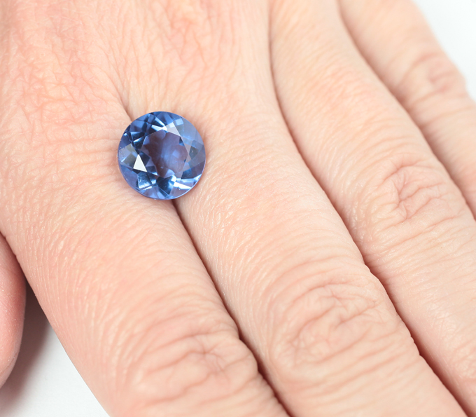 Флюорит со сменой цвета 5,91 карата