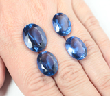 Крупный! Набор из 4 флюоритов со сменой цвета 38,75 карата