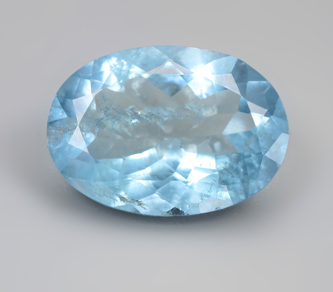 Насыщенный аквамарин 4,66 карата