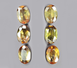 Набор из 6 андалузитов 4,54 карата