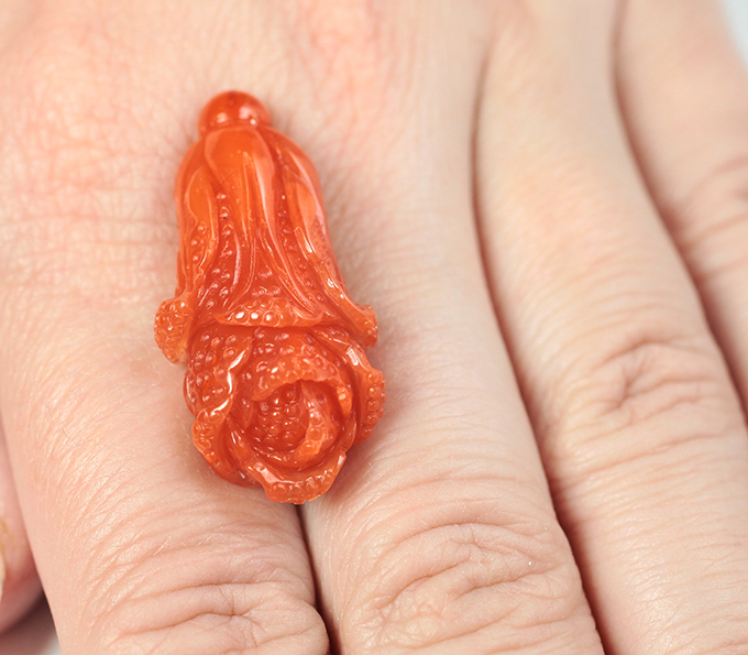 Резной агат 26,36 карата