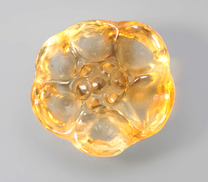 Резной цитрин высокой чистоты 9,8 карата