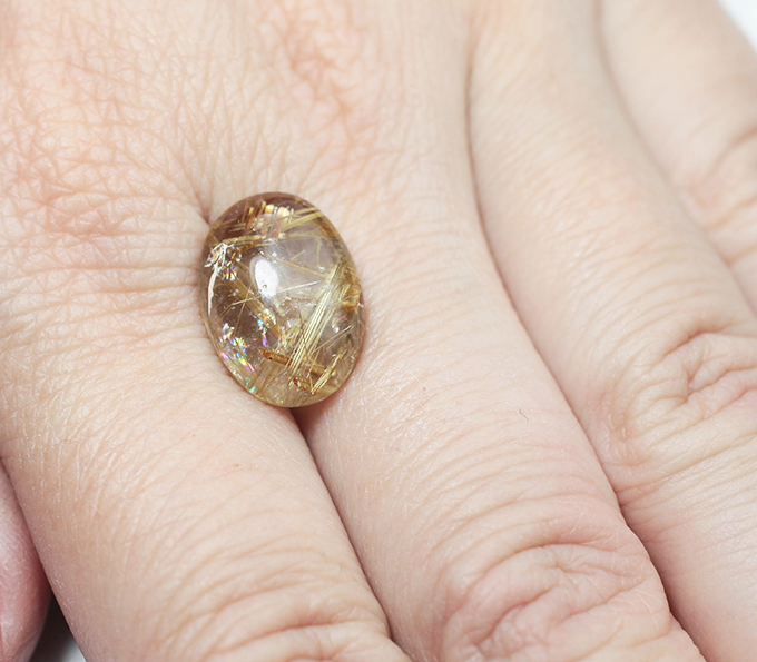 Рутиловый кварц 7,12 карата