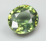 Редкий зеленый циркон 2,21 карата