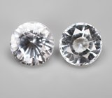 Пара бесцветных данбуритов 1,62 карата