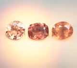 Набор из 3 гранатов со сменой цвета 2,15 карата