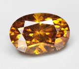 Оранжевато-желтый сфалерит 0,79 карата