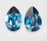 Пара чистейших London топазов 5,69 карата