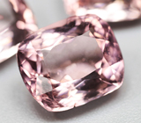 Набор из 3 турмалинов падпараджа высокой чистоты 5,46 карата